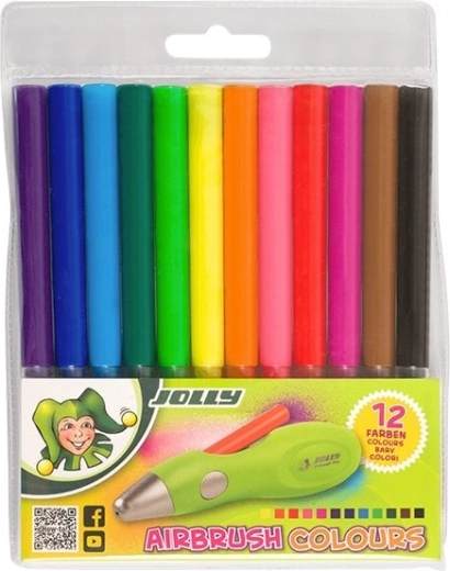 refillpatroner til airbrush fun jolly – 12 farver