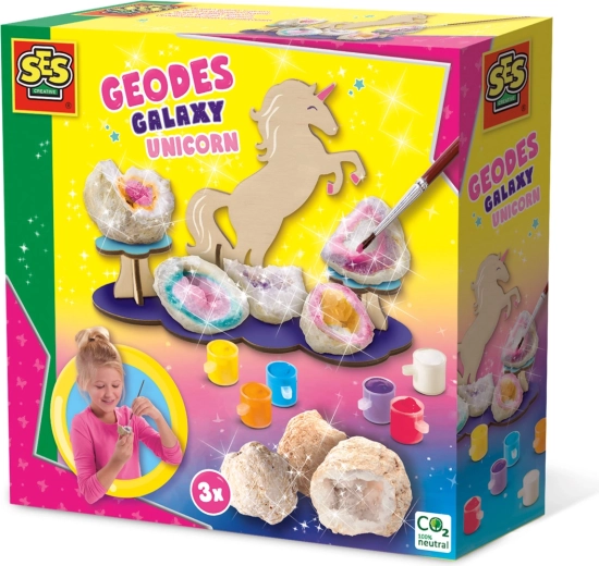 Galaxy-maling af krystallinske sten