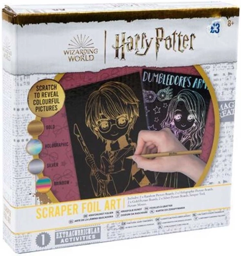 Skrabe-billeder harry potter – kreativt sæt