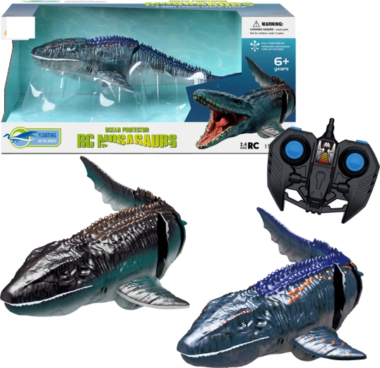 R/C Mosasaurus med realistisk bevægelse, vandtæt 2,4 GHz
