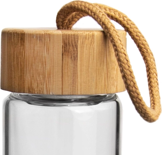 Bambuslåg med rem og pålidelig tætning