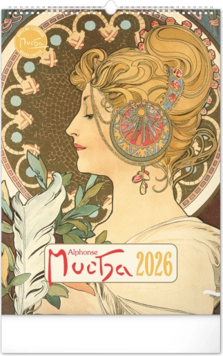 Vægkalender Alfons Mucha 2026
