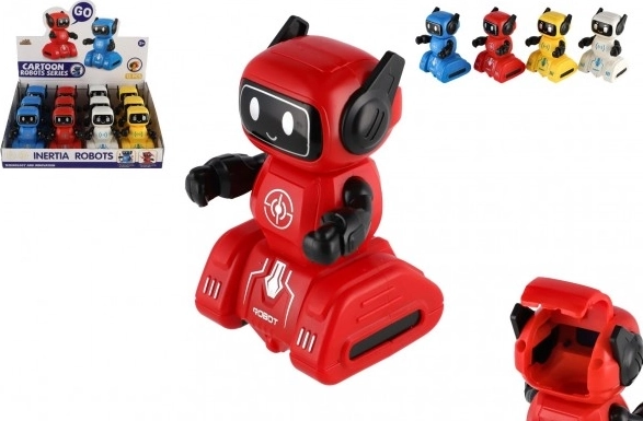 Plastrobot med inertimotor til børn