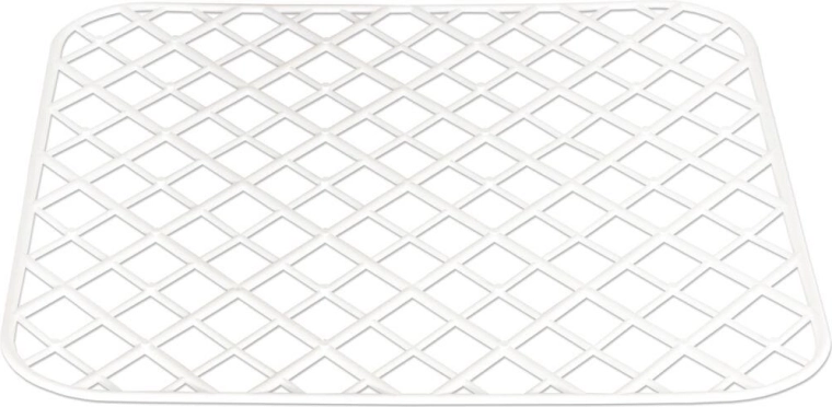Vaskindsats 33 × 33 cm – skridsikker gitter i plast, mix af farver