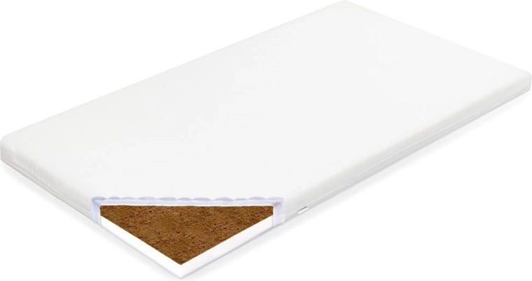 Babymadras til vugge NEW BABY Standard 90 × 40 × 7 cm kokos–skum