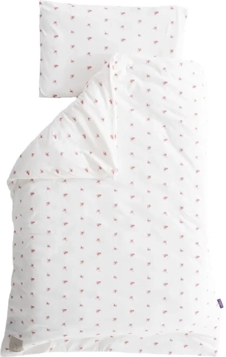 Träumeland jersey-sengetøj Flora 100 × 135 cm + 40 × 60 cm