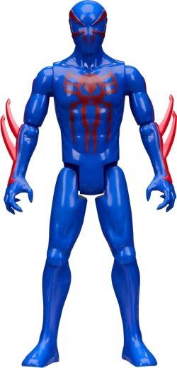 Futuristisk blå-rødt design af Spider-Man 2099