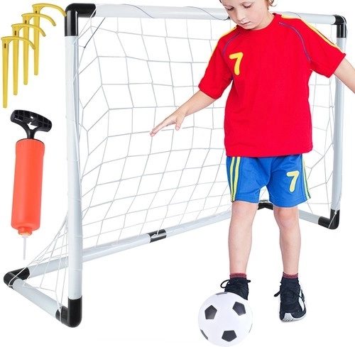 Fodboldmål til børn med bold og pumpe