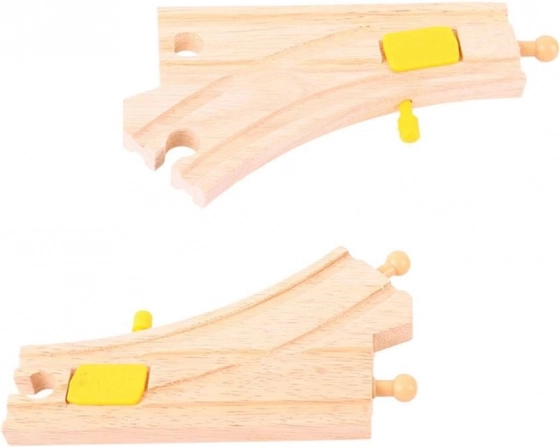 Træskifte til Togbaner Bigjigs Rail 2 stk
