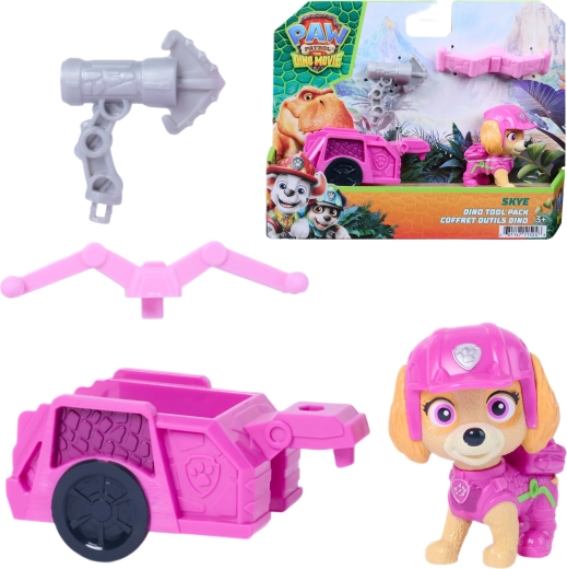 Spin Master Paw Patrol: Dino-filmen – Skye-figur med vogn og tilbehør