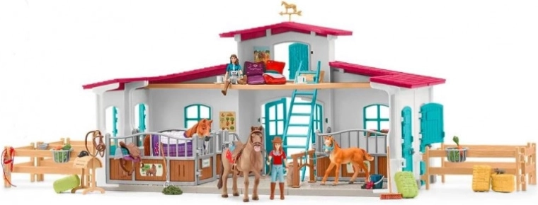Figursæt med Lakeside Horse Club ridecenter