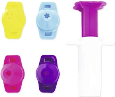 Presse med udskiftelige dyser