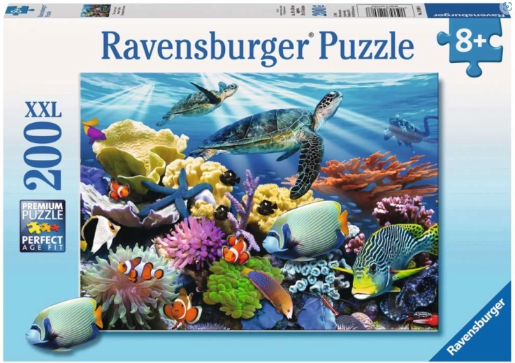 Ravensburger-puslespil Livet i havet XXL 200 brikker