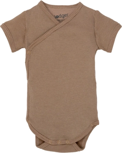 Lodger babybody Ciumbelle beige med korte ærmer str. 74