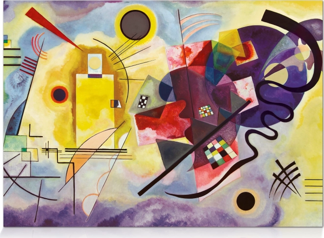 Puslespil STAR 1000 brikker – gul, rød og blå