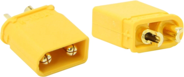 JAMARA højstrømsstik XT30 forgyldt Grip, par