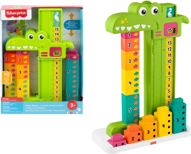 Lær-at-tælle-legetøj Alligator
