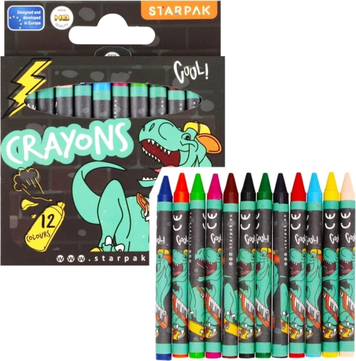 Vokskridt Crayons 12 stk.