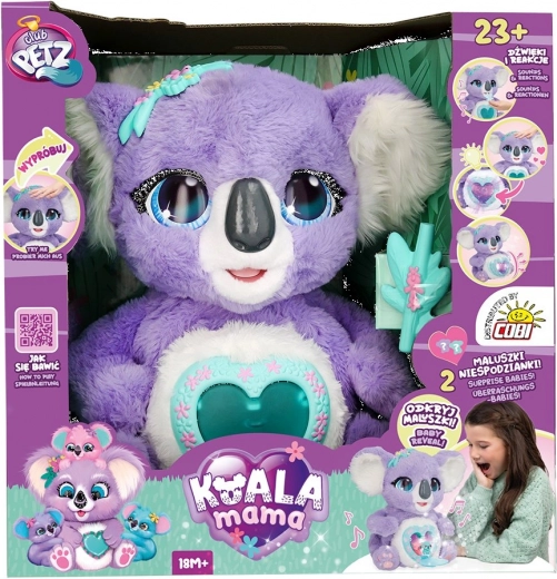 Interaktivt plysdyr koala-mor CLUB PETZ fra IMC Toys