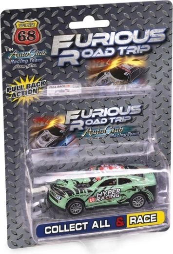 Daffi Auto Club racerbiler 1:64 med pull-back