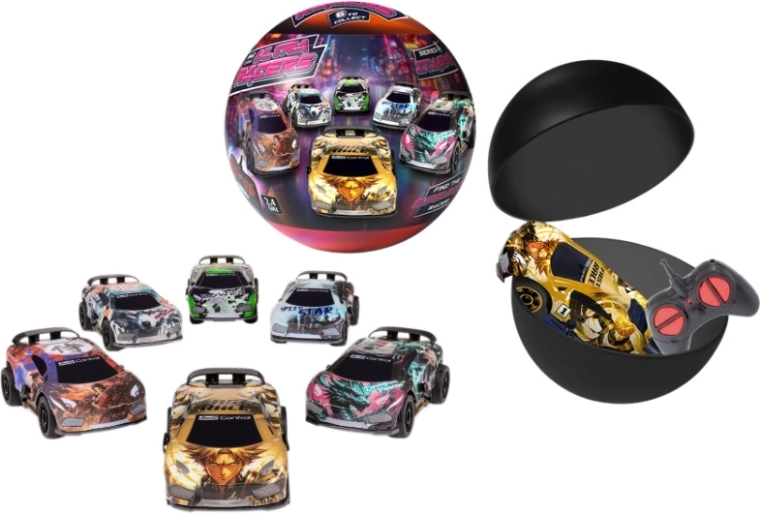 Revell RC Ultra Racers serie 1 itasha – mini Z-racerbil i kapsel