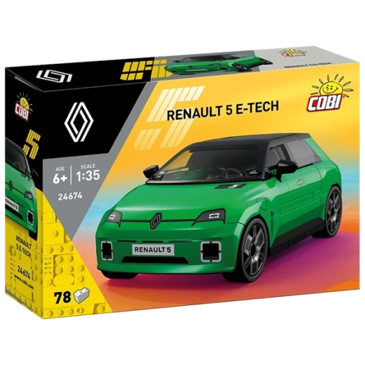 Ikoniske Renault 5 som byggesætsmodel