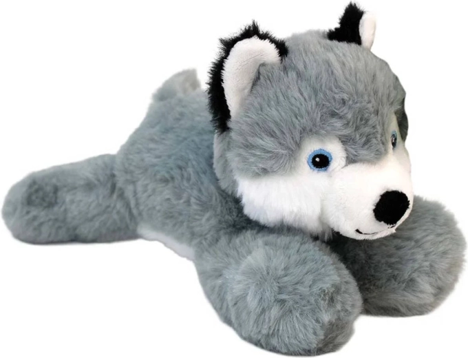 Bamsehund Husky liggende Eco-Line 23 cm