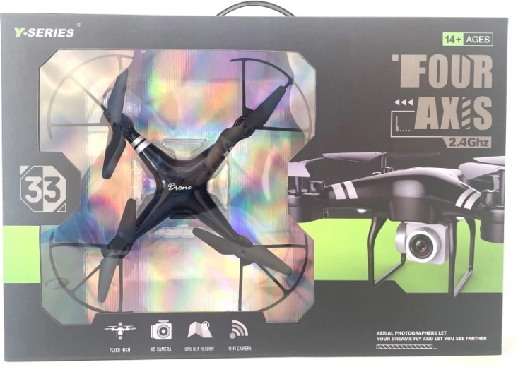 Drone 2,4G med HD-kamera og fireakset gyroskop
