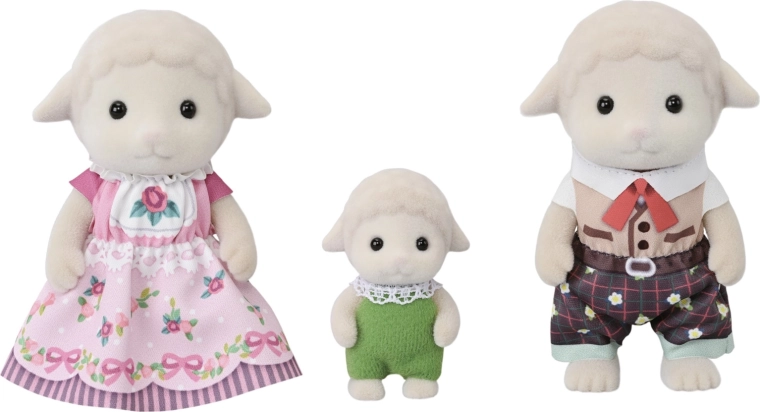 Sylvanian Families fårefamilie – triofigurer