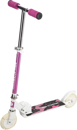 Sammenklappelig børneløbehjul NILS Extreme HD505 pink
