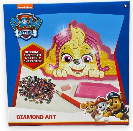 Diamantmaleri paw patrol – skye 18 × 18 cm