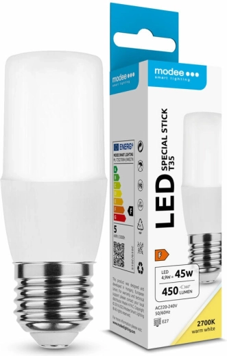 Modee Lighting LED pære Special Stick T35 4,9 W E27 varmt hvidt 450 lm
