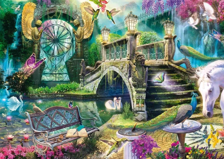 schmidt puslespil den hemmelige have 1000 brikker