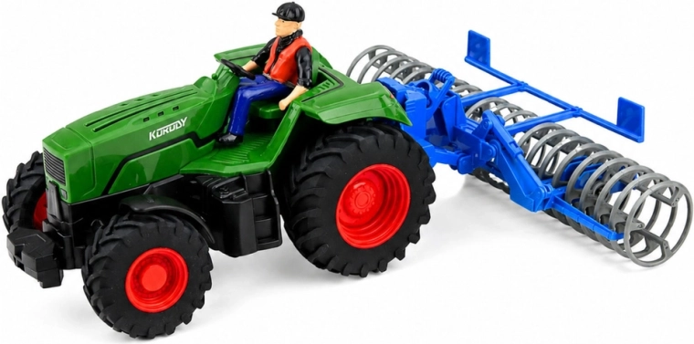 Realistisk sæt traktor + markvalse