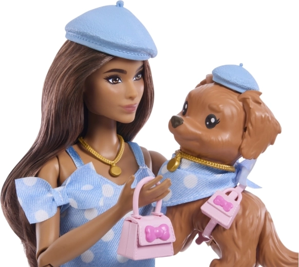 Matchende stil til Barbie og hunden