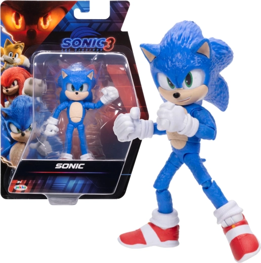 Jakks Pacific Sonic the Hedgehog 3 posérbar figur Sonic 12,7 cm