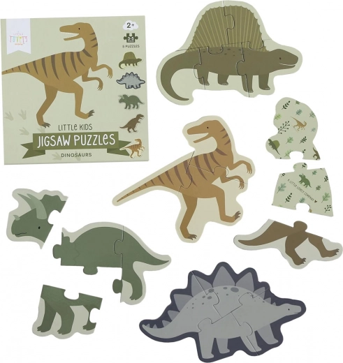 A Little Lovely Company - puslespil med dinosaurmotiver