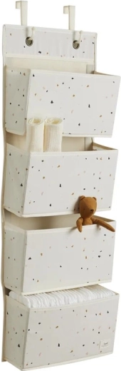 3 Sprouts hængende organizer recycled terrazzo cream