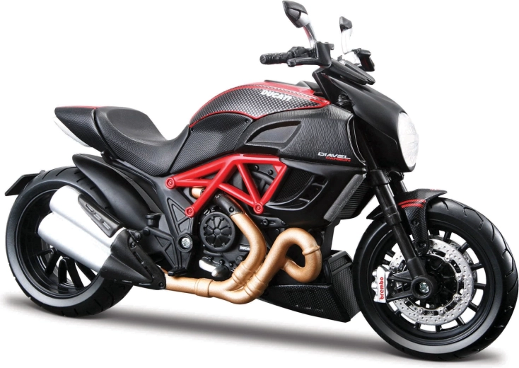 Maisto Ducati Diavel Carbon motorcykel byggesæt 1:12