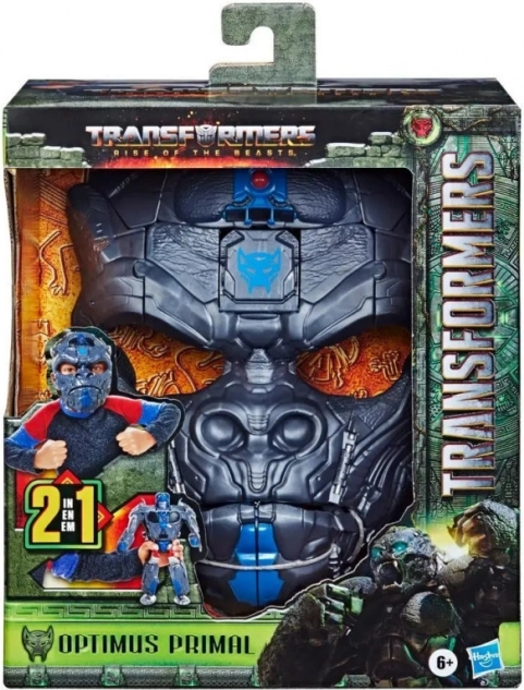 Transformers Optimus Primal 2-i-1 konvertibel maske og actionfigur