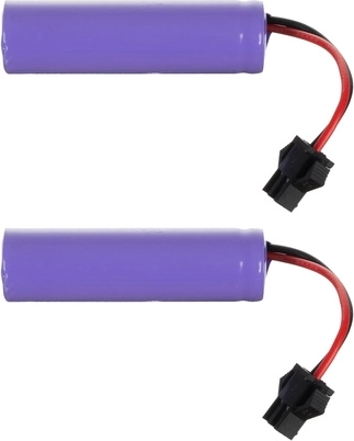 2 genopladelige batterier til længere sjov
