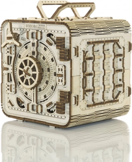 3D puslespil boks Wooden City