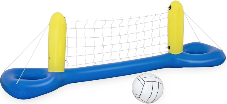 Oppusteligt flydende volleyballsæt til pool 252 × 64 cm BESTWAY