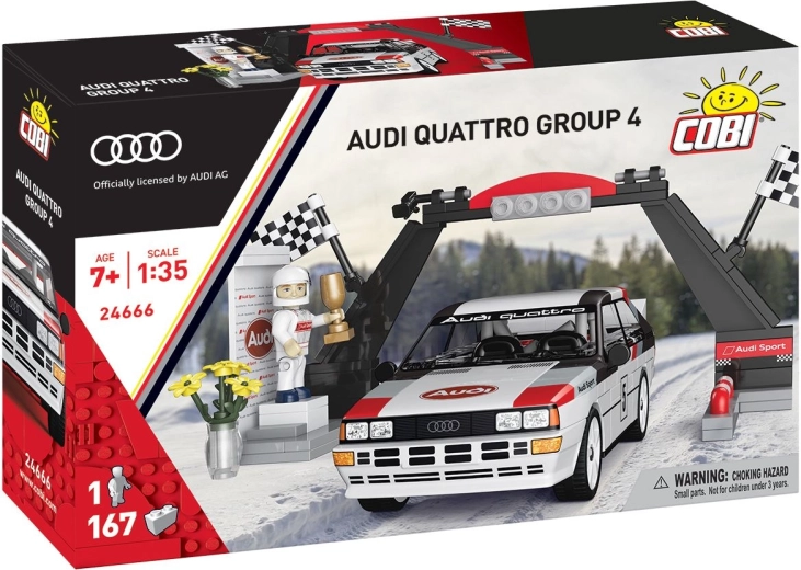 Cobi Audi Quattro Group 4 (1981) byggesæt 1:35