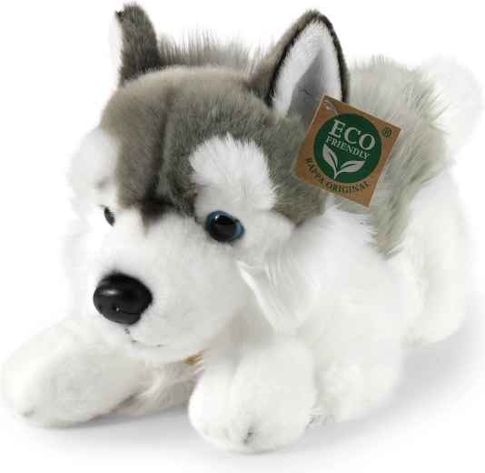 Rappa plyschund Husky liggende 30 cm