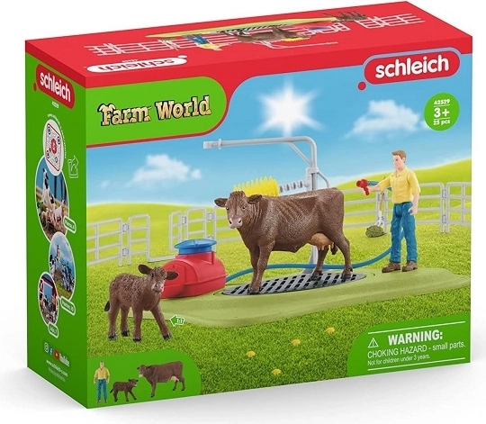 Schleich Farm World vaskeplads til kvæg