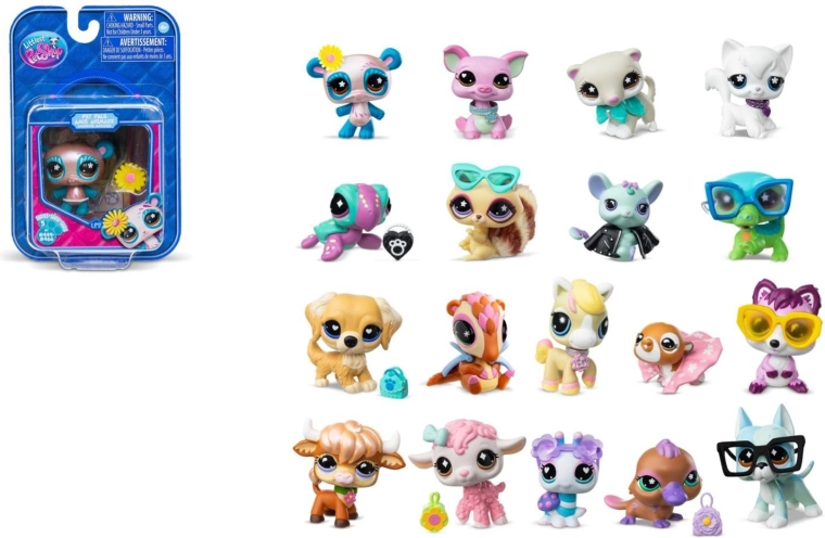 Littlest Pet Shop-figur – samledyr med tilbehør (assorterede varianter)