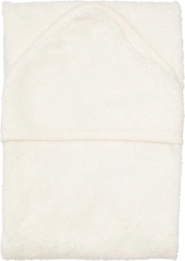 Timboo håndklæde med hætte XXL 95 × 95 cm Daisy White