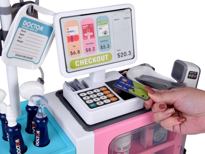 Interaktivt kasseapparat og terminal