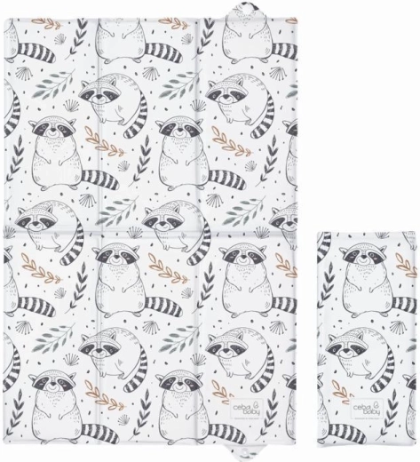 Ceba Baby rejsepuslemåtte Raccoon 40 × 60 cm
